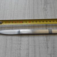 ЛОТ от 2 бр. стари ножове за писма ! стар нож БРОНЗОВ нож за писма ножка ножче, снимка 3 - Колекции - 35916798