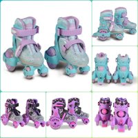 КЪНКИ LITTLE BEETLE FROZEN VIOLET PINKY
GIRL
26-29 ролери roleri 
, снимка 2 - Ролери, кънки - 42167111