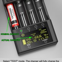 Професионално, зарядно и тестер за батерии LiitoKala Lii-600, снимка 3 - Друга електроника - 35987222