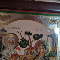 Икона на Св.Киприян и Юстина против магии,уроки и болести, снимка 2 - Икони - 44767353