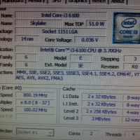Процесор ЦПУ CPU Intel Core i3-6100 3.7ghz сокет/Socket LGA 1151 / H4 DDR4, снимка 2 - Процесори - 36101615