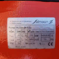 Помпа Salmson - Wilo - 2x11 KW, снимка 3 - Други машини и части - 36383670