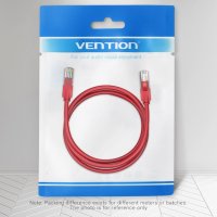 Vention Кабел LAN UTP Cat.6 Patch Cable - 2M Red - IBERH, снимка 6 - Кабели и адаптери - 44231377