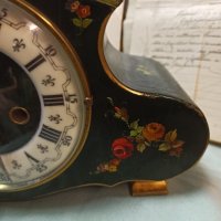 Стар антикварен настолен часовник Jean Perret & Cie S.A Geneve , снимка 2 - Антикварни и старинни предмети - 42629527