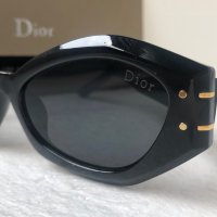 Dior 2023 дамски слънчеви 2 цвята черни прозрачни , снимка 12 - Слънчеви и диоптрични очила - 40474436