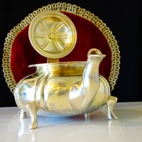 Марокански чайник,кана Royal, снимка 4 - Антикварни и старинни предмети - 40388644