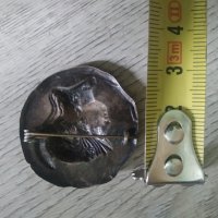 посребрена метална брошка,значка, снимка 2 - Други ценни предмети - 40693939
