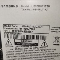 Samsung uf50ru7172u части, снимка 2 - Телевизори - 41636857