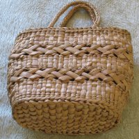 Чанта (кошница) от камъшит, снимка 2 - Чанти - 34663478