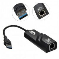 Мрежова LAN карта, външна, USB 3.0, RJ45 8pin, 10/100/1000MB/s, снимка 1 - Кабели и адаптери - 36135883
