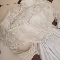 Дантелена бяла рокля сватба, снимка 6 - Рокли - 41816059