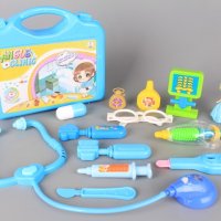 Детски медицински комплект - докторско куфарче и кукла, снимка 1 - Играчки за стая - 42038071
