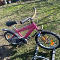 Детско розово колело 16 цола, снимка 3 - Велосипеди - 44446296
