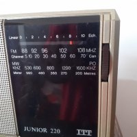 Радио ITT JUNIOR 220 Gernany, снимка 4 - Радиокасетофони, транзистори - 42019316