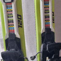 Карвинг ски SALOMON X-MAX JR, Carve rocker 120, обувки 22/22.5 и щеки , снимка 7 - Зимни спортове - 44654670