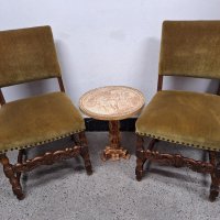 два броя столове с дърворезба , снимка 4 - Столове - 44261635
