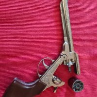 Стар метален пистолет с капси, Испания. , снимка 8 - Колекции - 35715491
