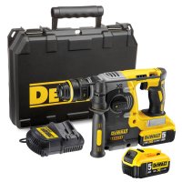 Перфоратор DeWALT DCH273P2 акумулаторен с 2 батерии и зарядно, SDS-plus, 18 V, 5 Ah, снимка 1 - Други инструменти - 41442992