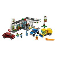 Употребявано LEGO® City Бензиностанция 60132, снимка 2 - Конструктори - 42212538