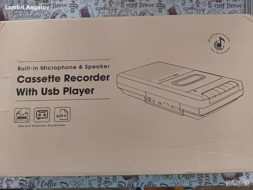 Касетен рекордер с USB player, снимка 1