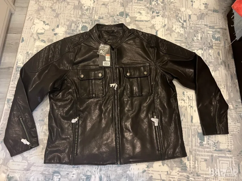 Harley Davidson естествена кожа яке от САЩ 2XL, снимка 1