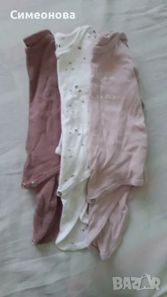 Комплект бебешки бодита размер 74 см., снимка 1