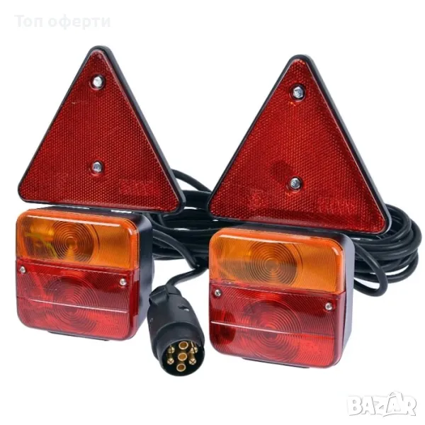 Стопове за ремарке магнитни - TK003С с триъгълник, снимка 1