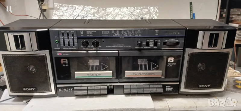 Ретро радиокасетофон SONY CFS-W365S, снимка 1