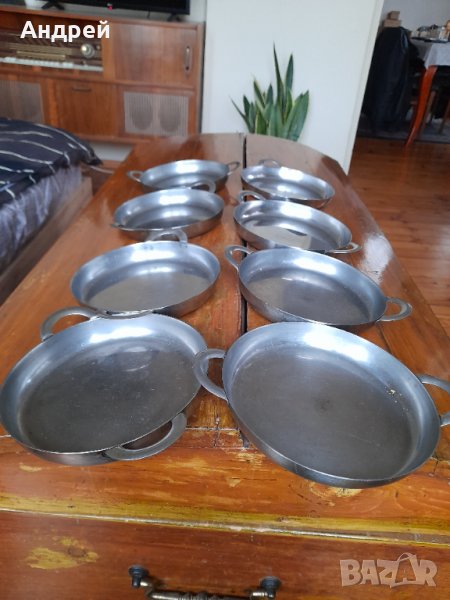 Стара неръждаема паница,паници,неръждавейка #3, снимка 1