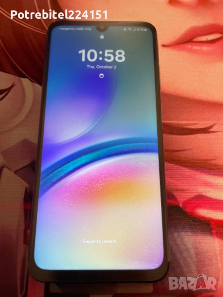 Смартфон Samsung Galaxy A05s, Dual SIM, 64GB, 4G, 4GB RAM, Black, снимка 1