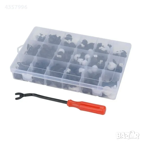 К-т щипки универсални, клипсове 421бр. За кори и др. С инструмент , снимка 1