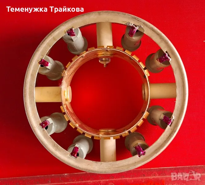 Панел за управляваща решетка на радиолампа ГУ-5Б, снимка 1