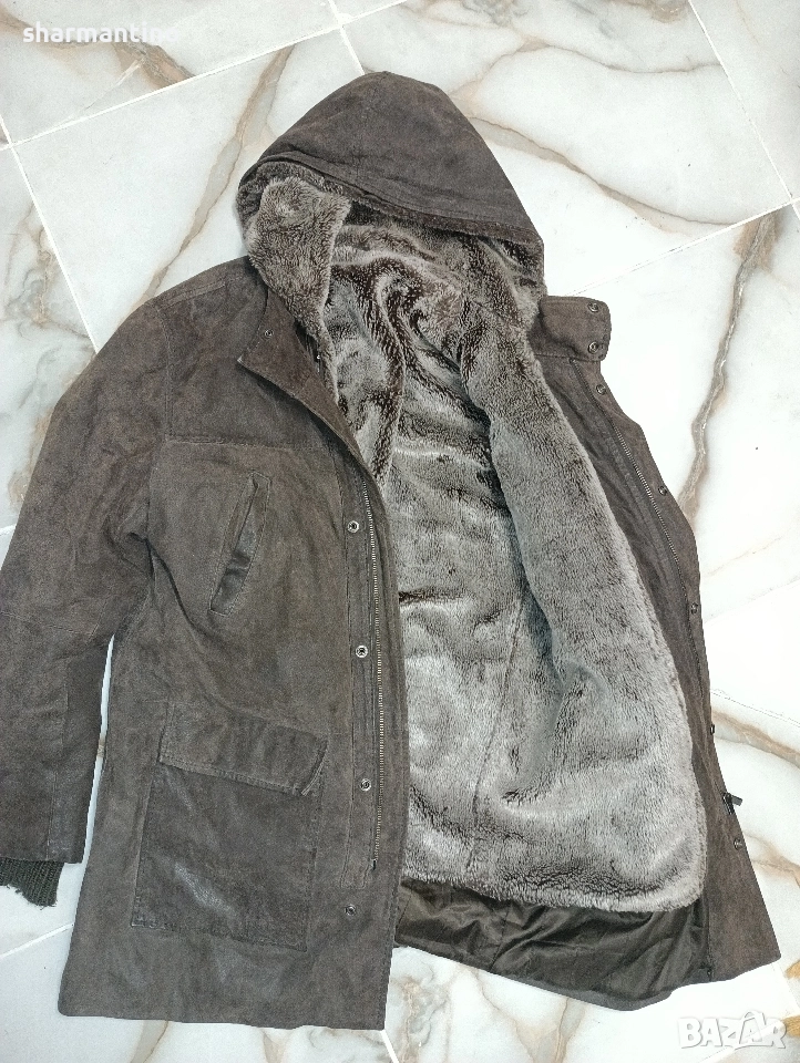 Кожено палто Conbipel XL - 45 лв, снимка 1