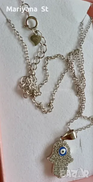 Чисто нов сребърен синджир ръчна изработка Тунис., снимка 1