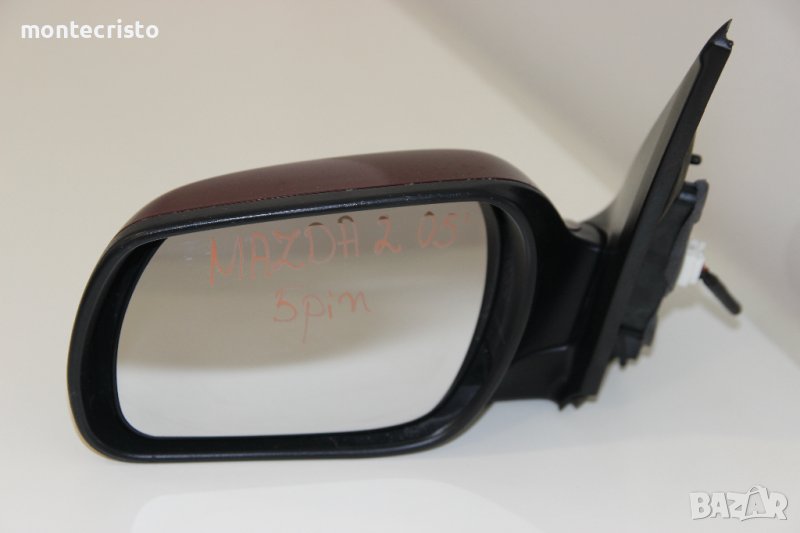 Ляво електрическо огледало Mazda 2 (2003-2007г.) 5 пина / Мазда 2, снимка 1