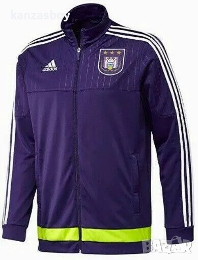 ADIDAS FC ANDERLECHT 2015/2016 TRACK JACKET - страхотно мъжко горнище, снимка 1