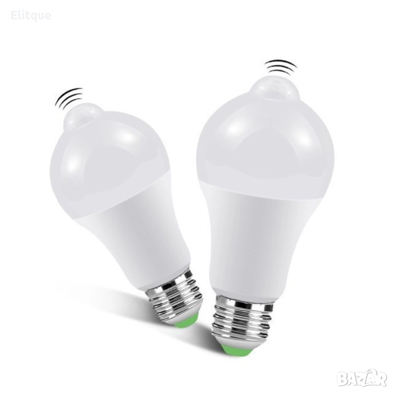 Лампа LED  със сензор за движение, 220V, снимка 1