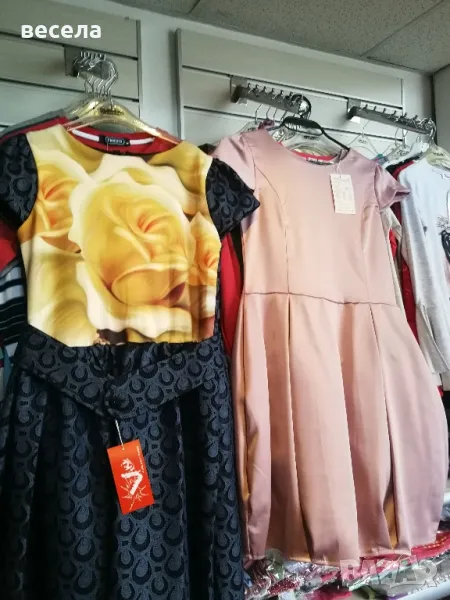 рокли за едри момичета 10,12,14,16 години, снимка 1