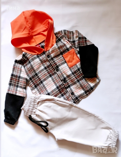 💥 Детски комплект за момчета с ризка и панталонче 💥, снимка 1