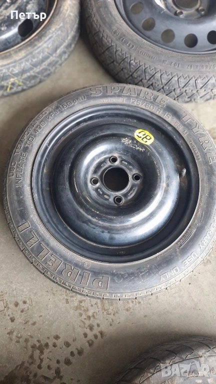 Резервна Гума Патерица за ФОРД  4х108х63.4-15 цола, снимка 1