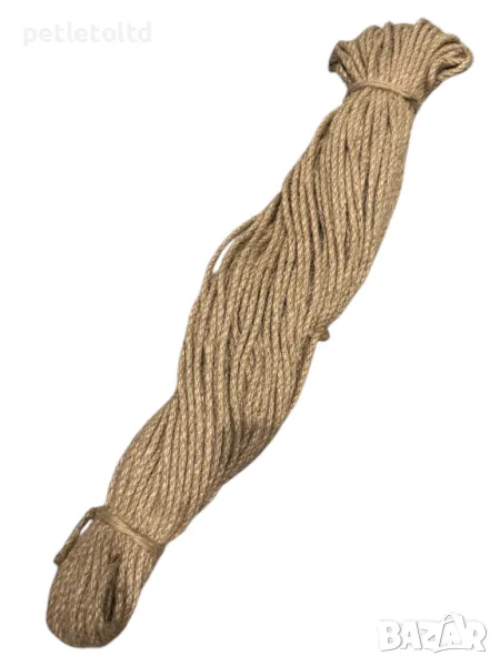 Конопени въжета - за декорация - 50 метра, снимка 1