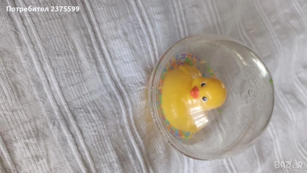 Играчка за баня Fisher Price, Пате в топка, снимка 1