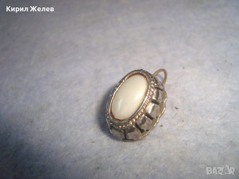 СТАРО ПОСРЕБРЕНО ВИНТИДЖ АРТ БИЖУ ВИСУЛКА ПЕНДАНТ ОБЕЦА УКРАШЕНИЕ 26129, снимка 1