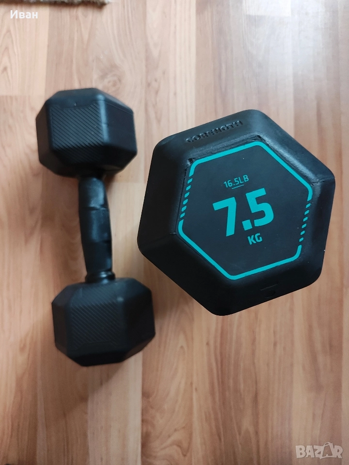 Дъмбели Hex Corength 7,5 kg., снимка 1