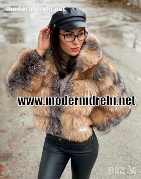 Дамско луксозно палто лисица код 147, снимка 1