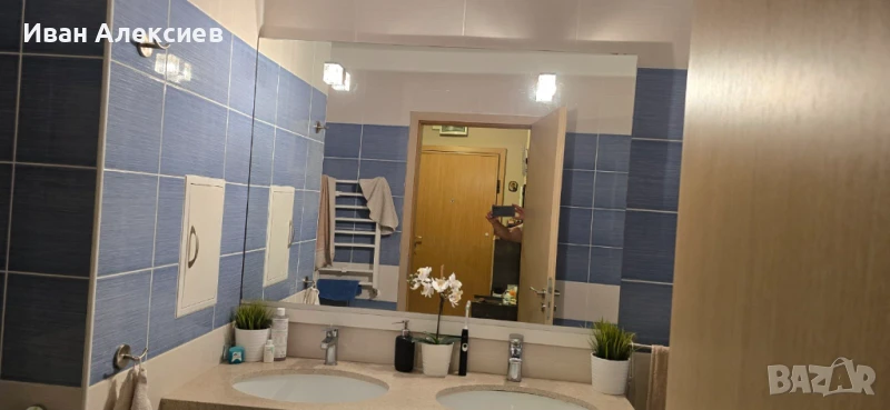 Огледало за баня с 2 осветителни тела, снимка 1