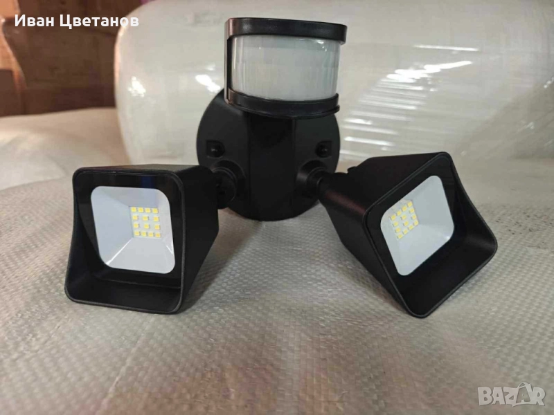 24W LED лампа с датчик за движение – 2000 lm и IP защита за всякакви условия, снимка 1