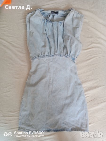 Дънкова рокля Зара Zara, снимка 1
