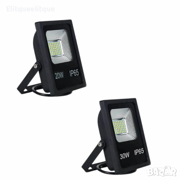 LED Прожектор DC 12/24V 20W/30W 6400K, снимка 1