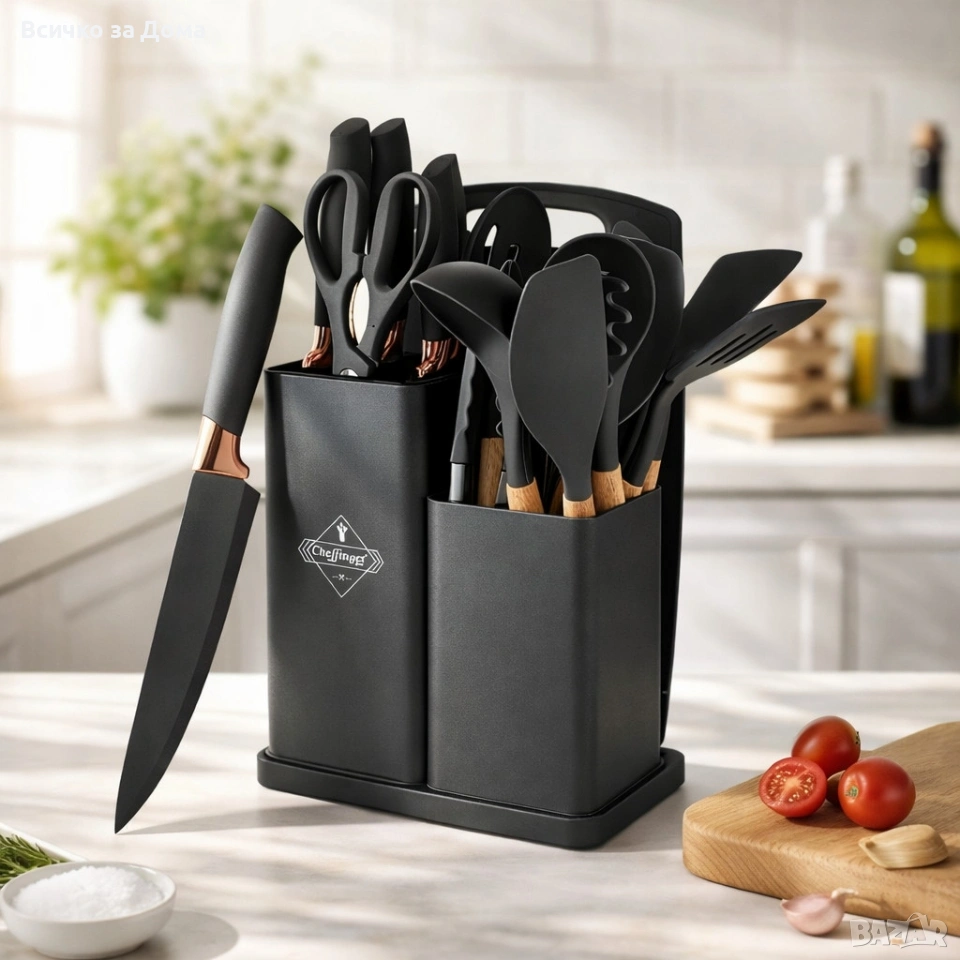 Кухненски комплект от 19 части Cheffinger KSUT01 , снимка 1